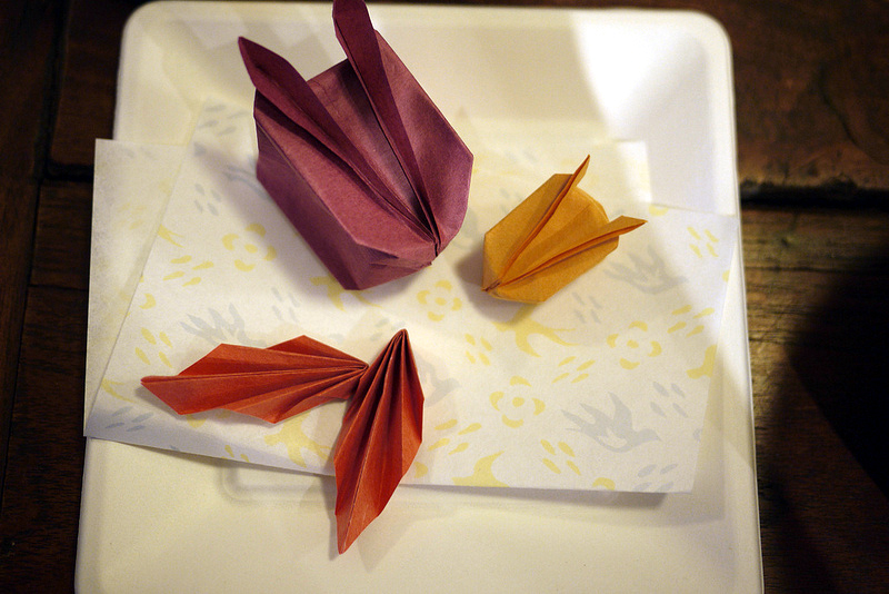 かわいい折り紙作品は中村真美さん作